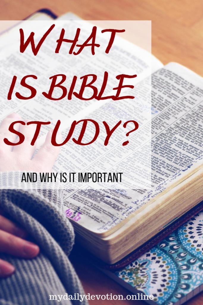 Five Reasons to Study the Bible