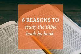 How to Study the Bible Book by Book